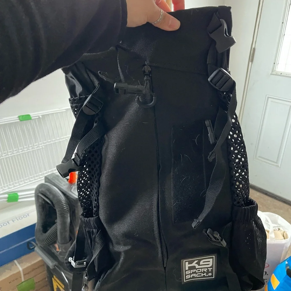 Black Backpack Dog Carrier
